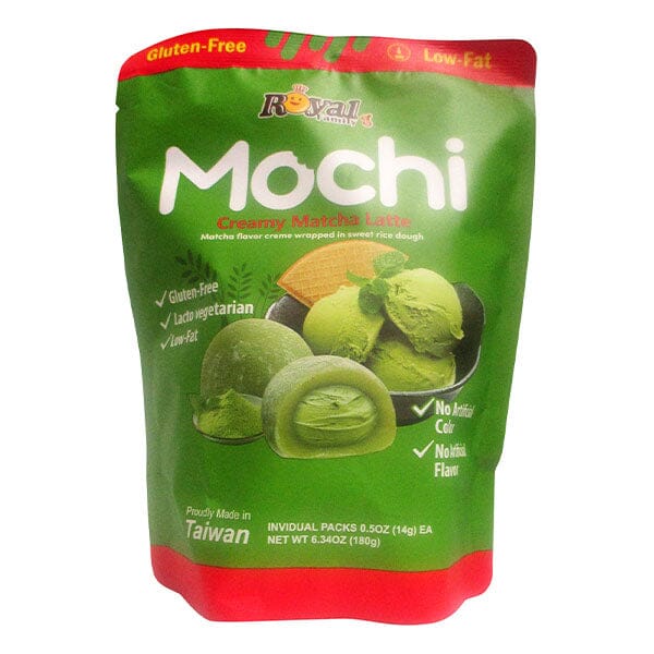 Royal Family Mochi Rice Treats (12pc) Creamy Matcha Latte