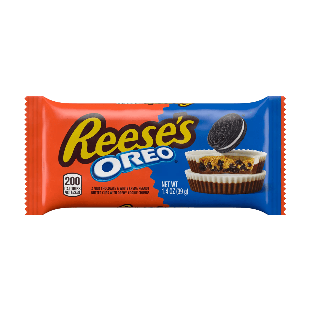 REESE'S OREO Milk Chocolate and White Creme Peanut Butter Cups  1.4oz