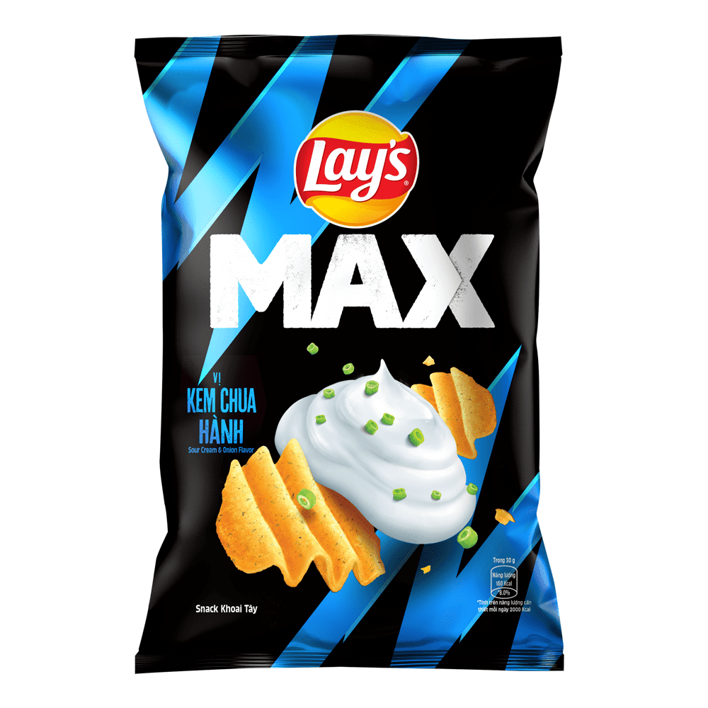 Lays Potato Chips Sour Cream & Onion  (75g) Limited Edition Import From Vietnam