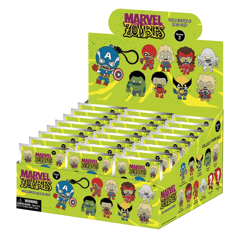 3D Anime: Marvel PVC Zombies Display Bag Clips Series 2 (1pc)