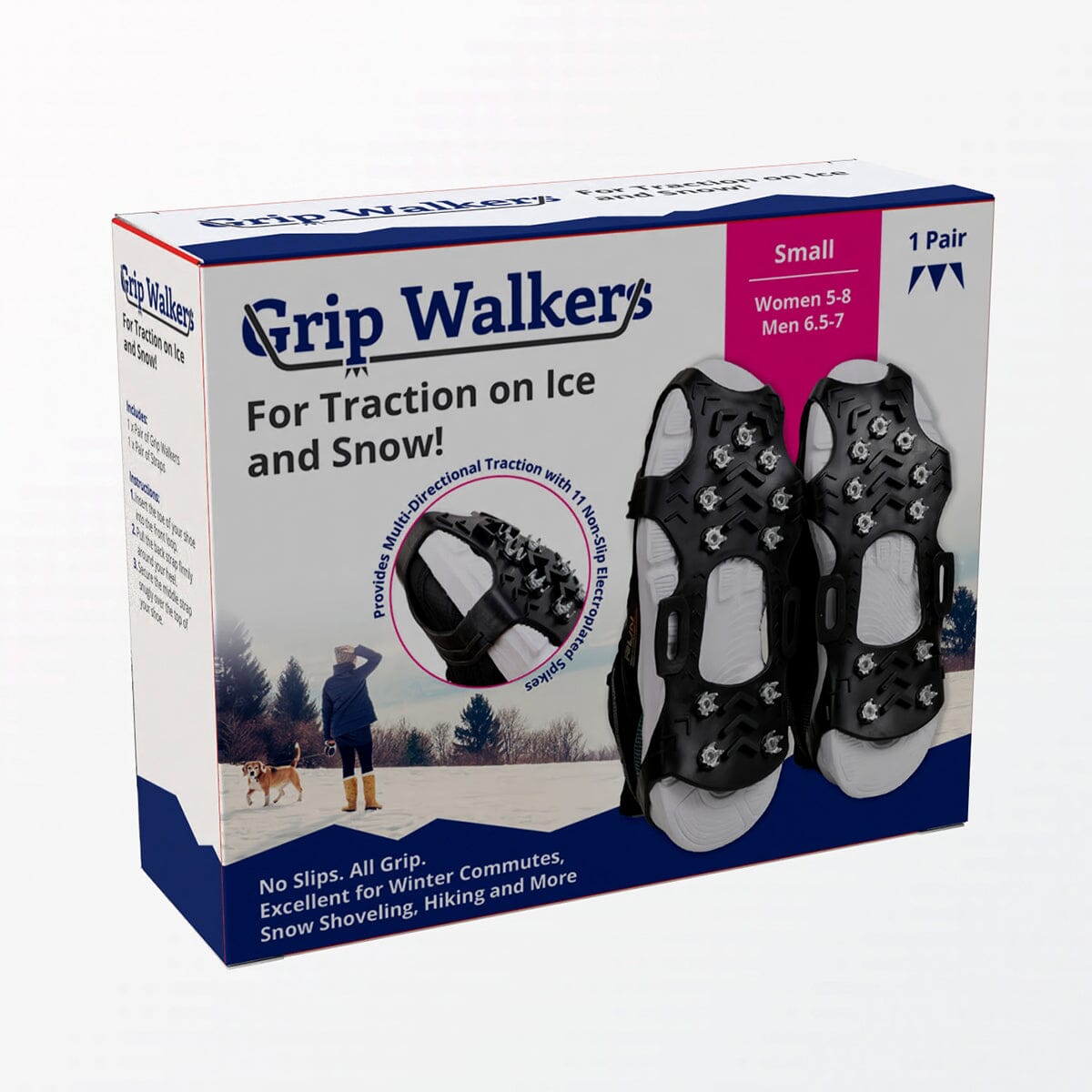 Grip Walkers - Snow Grippers Multiple Sizes