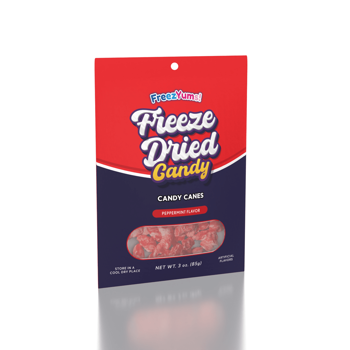 FreezYums! Freeze-Dried Candy Canes  Peppermint Flavor