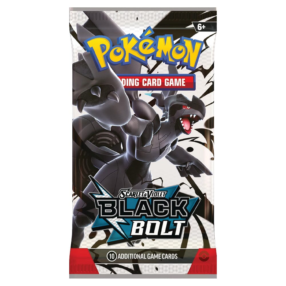 Pokmon TCG: Scarlet & Violet Black Bolt Booster Pack (1 Pack of 10 Cards)