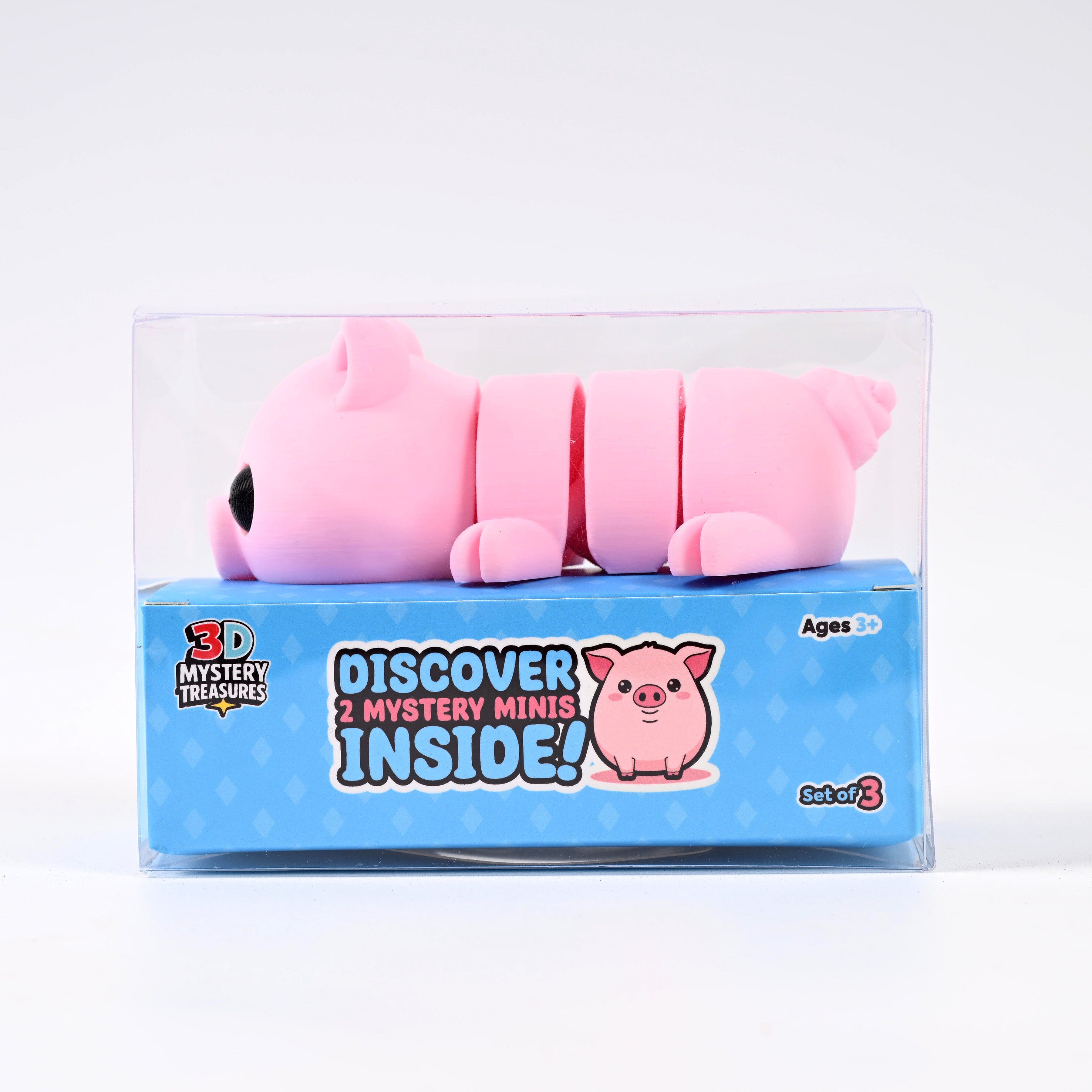 3D Mystery Treasures: Pig Fidget