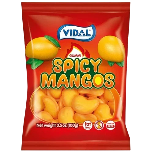 Vidal Spicy Mango Filled Gummies - 3.5oz